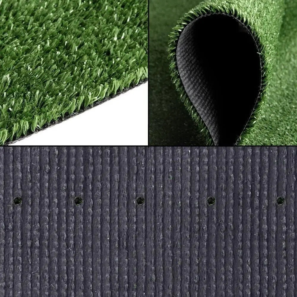 Primeturf Synthetic Artificial Grass in olive green, showcasing its realistic texture and vibrant color, ideal for outdoor landscaping.