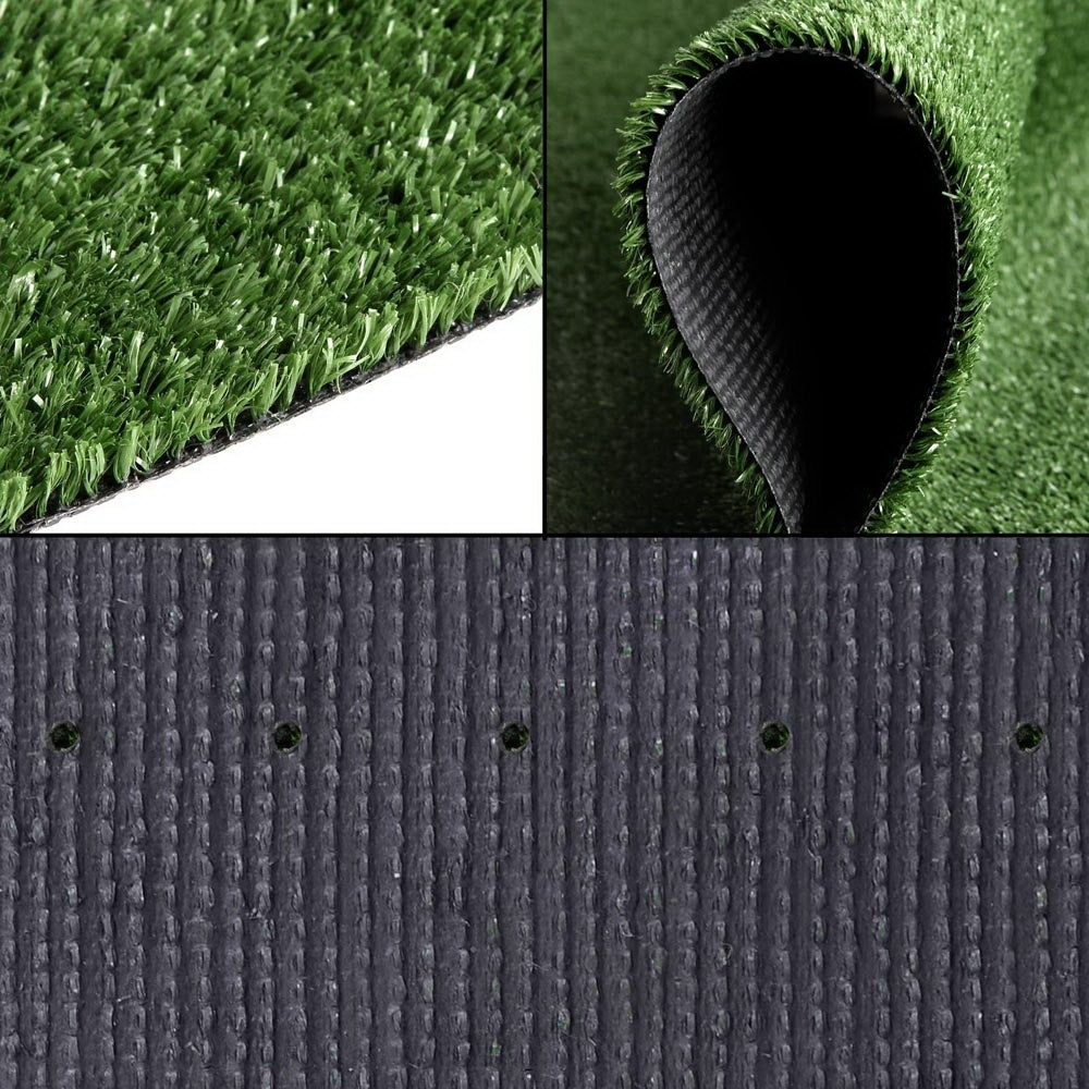 Primeturf Synthetic Artificial Grass in olive green, showcasing its realistic texture and vibrant color, ideal for outdoor landscaping.
