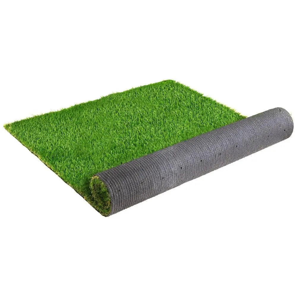 Primeturf Synthetic Artificial Grass in a lush green color, showcasing its realistic texture and vibrant hues, perfect for outdoor landscaping.