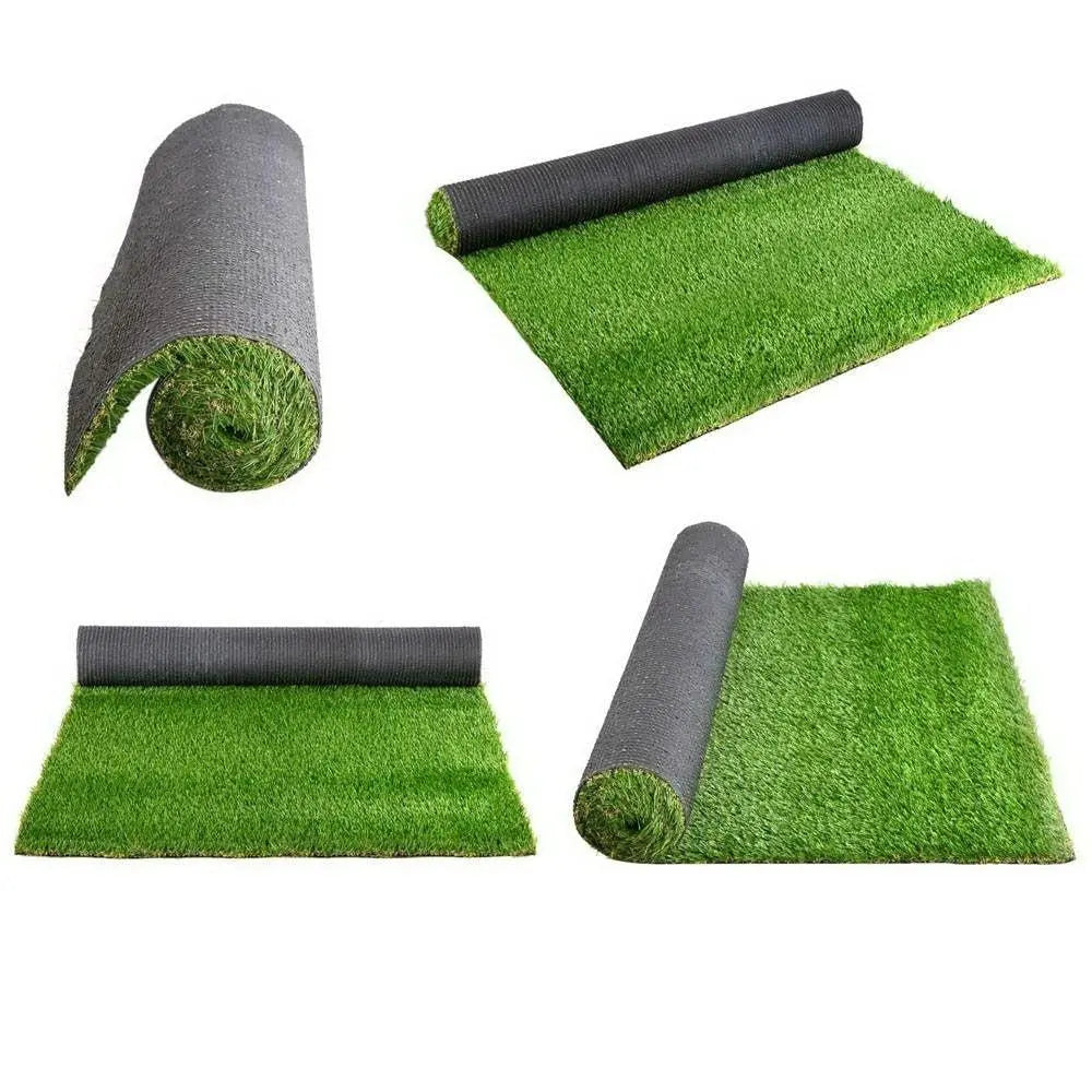 Primeturf Synthetic Artificial Grass in a lush green color, showcasing its realistic texture and vibrant hues, perfect for outdoor landscaping.