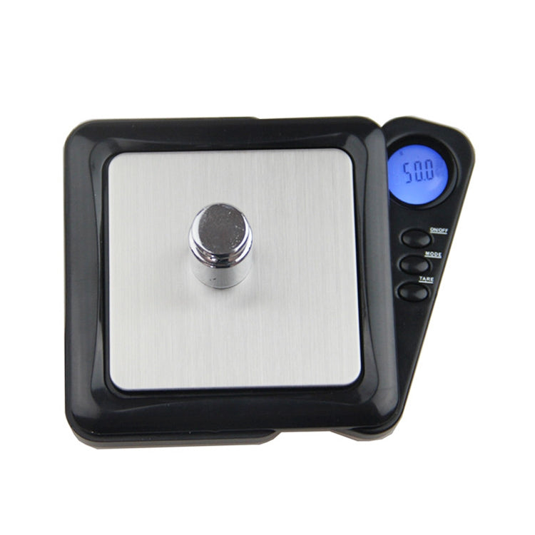 Professional Digital Pocket Scale with LCD display, measuring up to 500g with a sleek design.