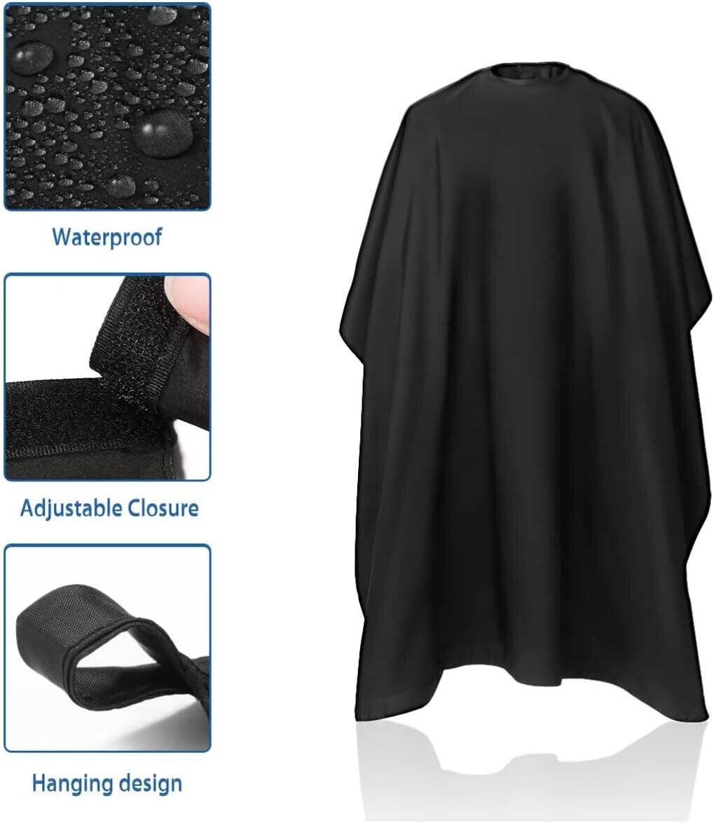 Professional Hair Cutting Thinning Scissors set including barber shears, hairdressing tools, and accessories in a sleek design.