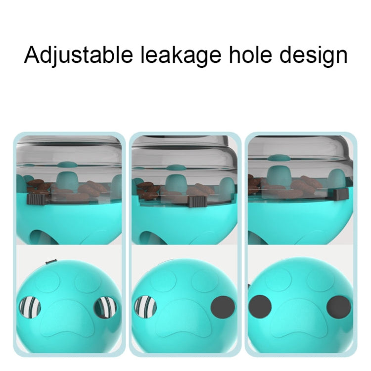 Red Puzzle Training Pet Food Leakage Toy Tumbler Ball for dogs, made of durable ABS and PP materials, designed for interactive play and treat dispensing.