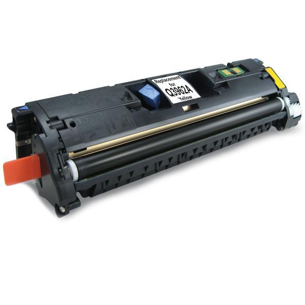 Q3962A Yellow Toner Cartridge, remanufactured for high-quality prints.