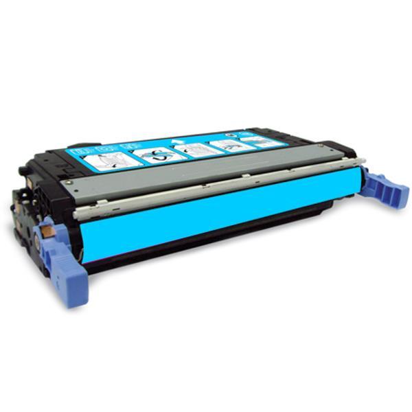 Cyan Premium Generic Toner Cartridge Q5951A Q6461A, remanufactured for high-quality printing.