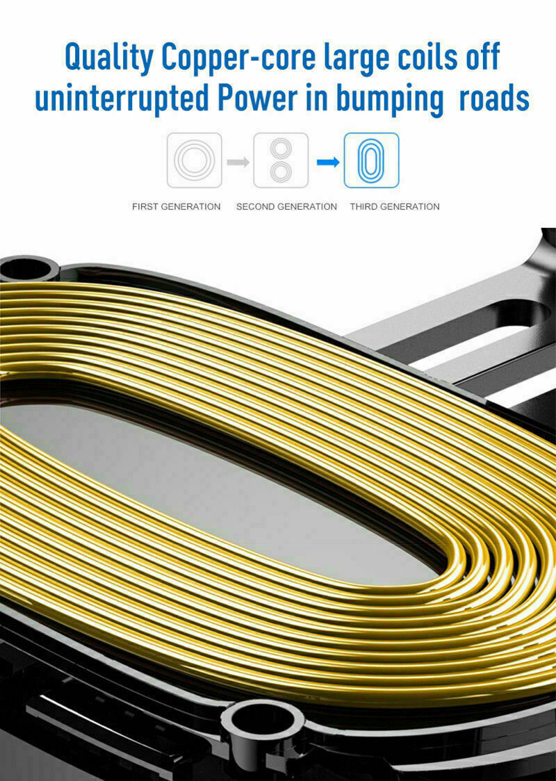 Qi Wireless Fast Charging Car Charger Mount Holder Stand 2 in 1, designed for easy phone charging and secure holding in vehicles.