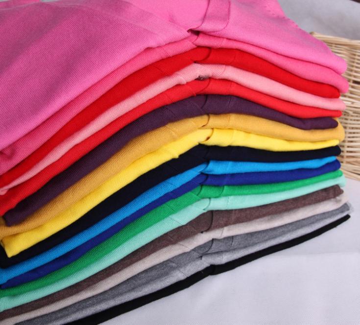 Quality Guarantee Spring Autumn Women Shell Button Cardigan in solid knit, featuring pockets and a V-neck collar, perfect for casual wear.