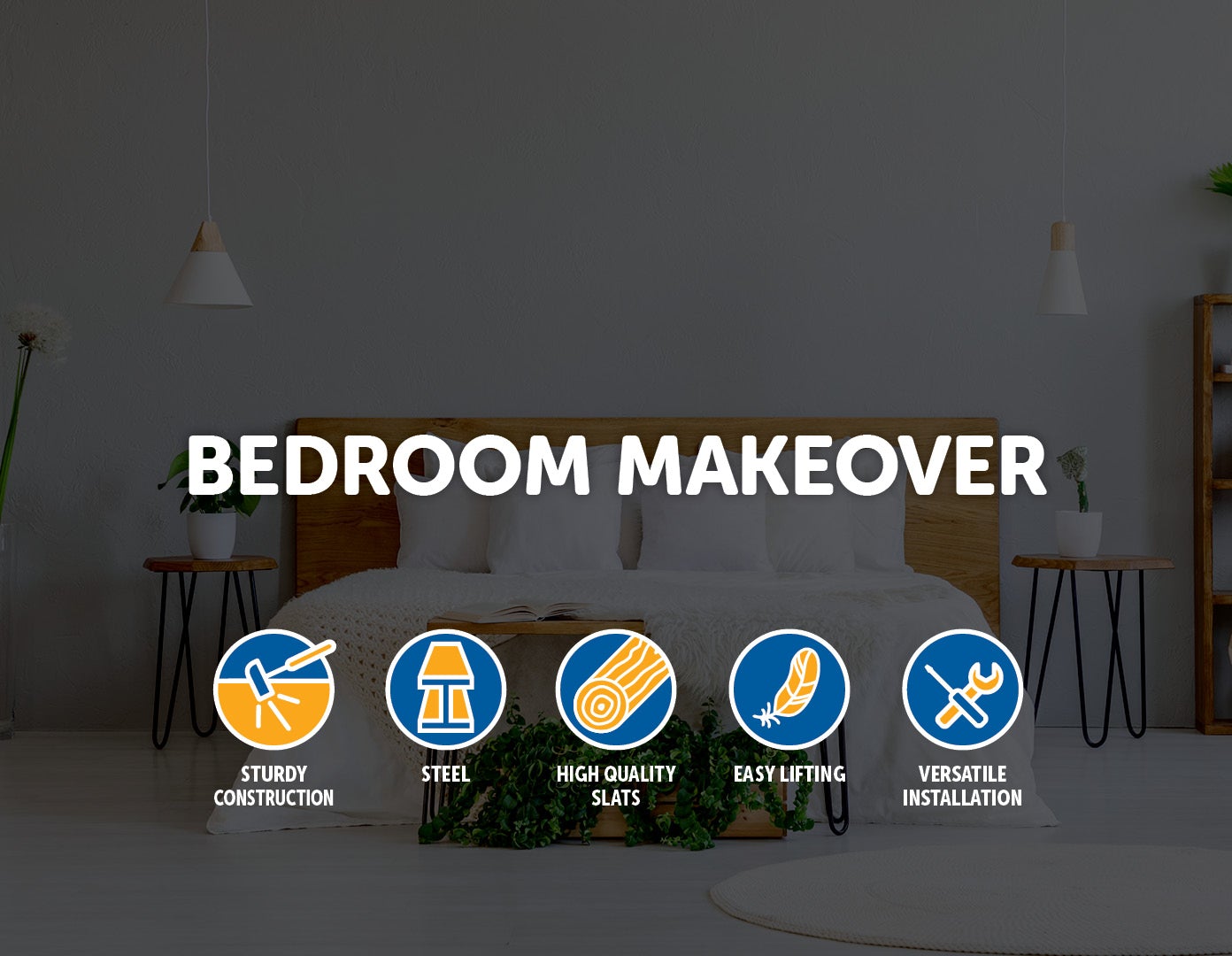 Queen Size Wall Bed Mechanism Hardware Kit Diamond Edition showcasing its sleek design and sturdy steel construction.