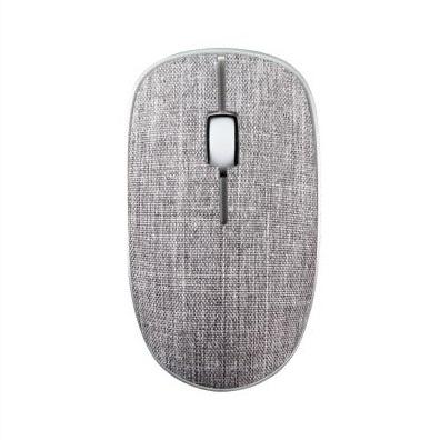 RAPOO 3510PLUS 2.4G wireless fabric optical mouse in Grey, featuring a sleek design and comfortable grip.