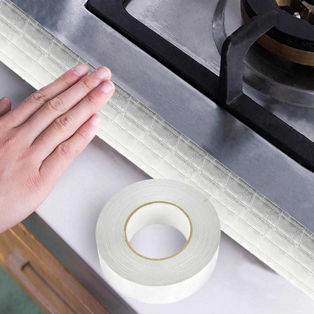 Reinforced Aluminium Foil Tape, 50mm wide, ideal for insulation and heating ducts, showcasing its strong adhesive backing and reflective surface.