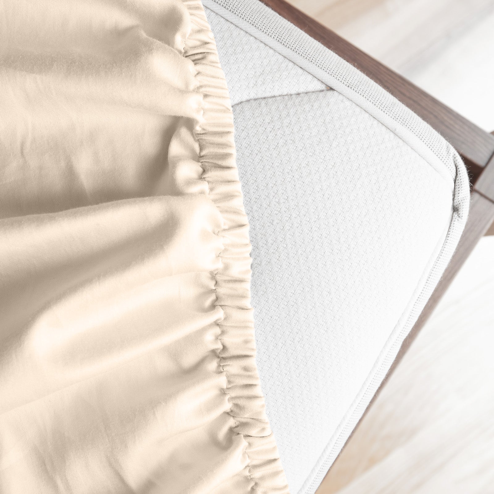 Royal Comfort 1200 Thread Count Fitted Sheet in various colors, showcasing its luxurious texture and quality fabric.