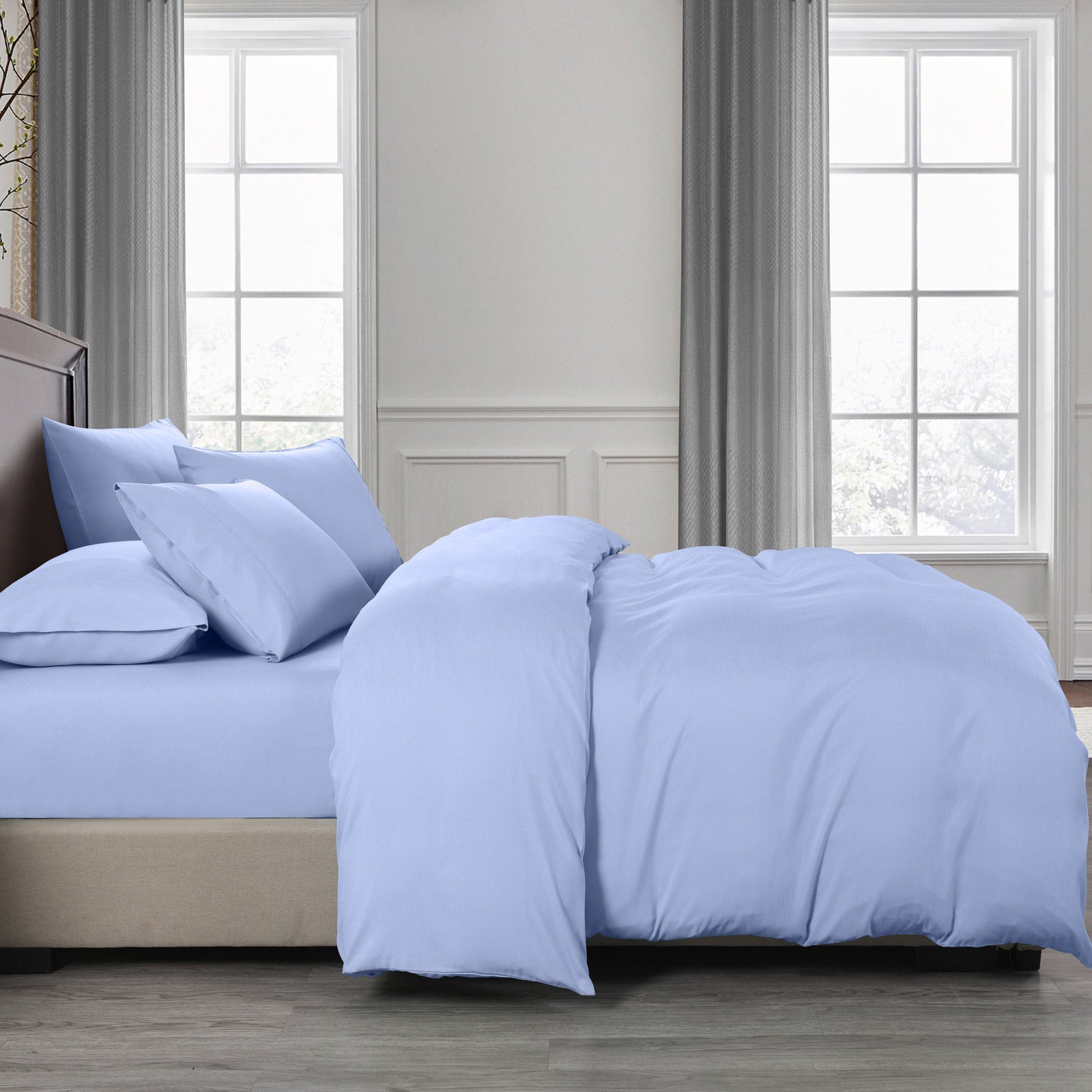 Royal Comfort 2000TC Quilt Cover Set in elegant colors, showcasing its luxurious bamboo blend and soft texture.