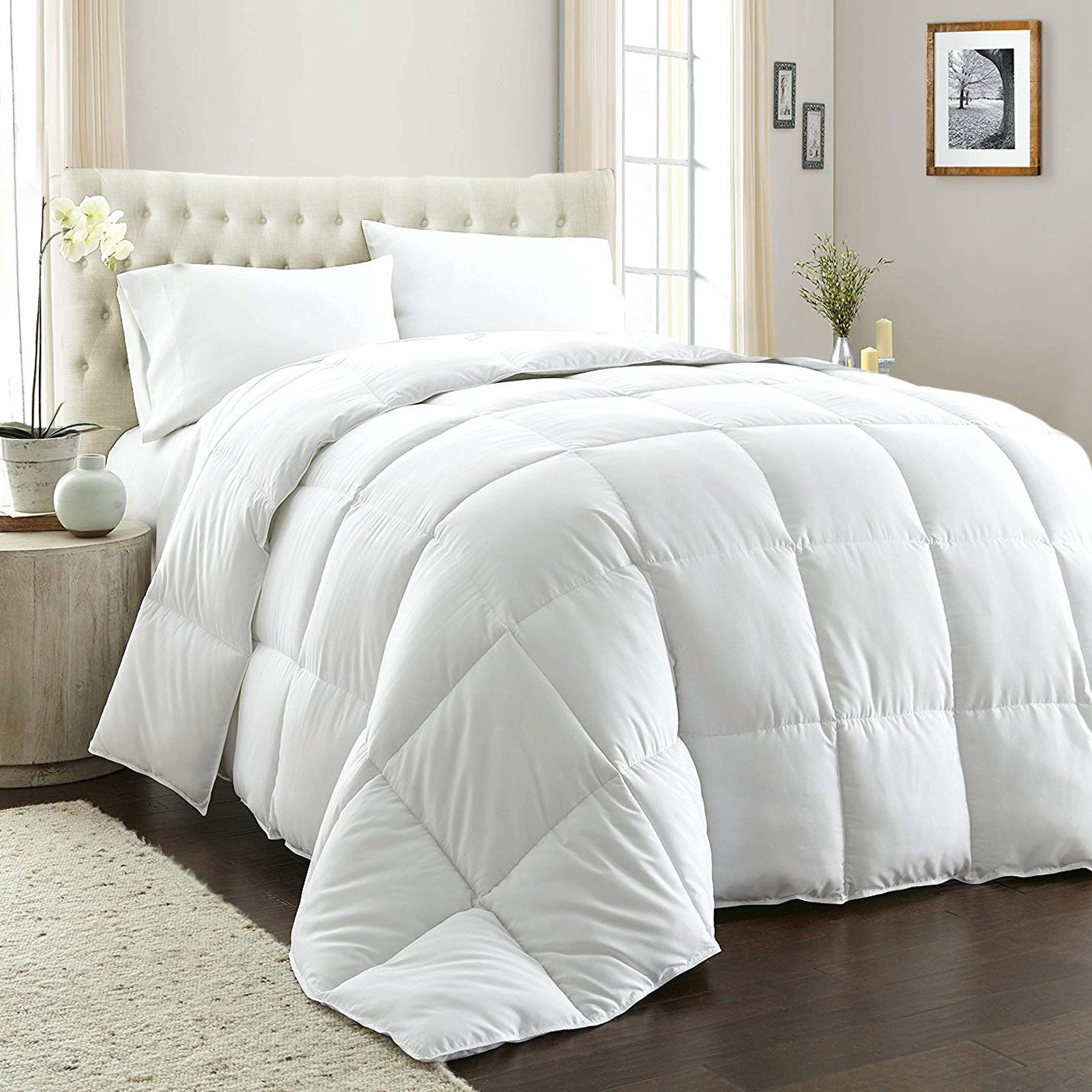 Royal Comfort 800GSM Down Alternative Quilt with soft cotton cover, showcasing its luxurious design and premium quality.