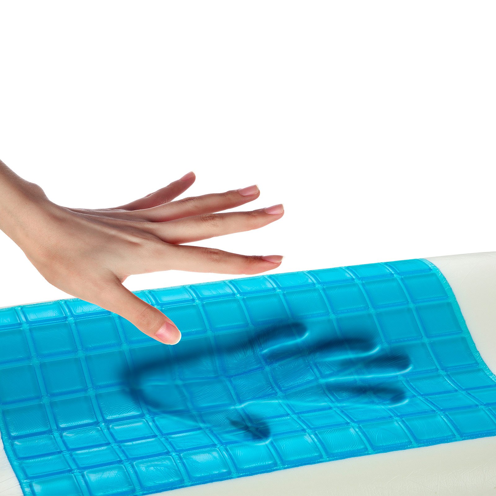 Royal Comfort Cooling Gel Contour High Density Memory Foam Pillow Twin Pack featuring a cooling gel layer and contoured design for optimal support.