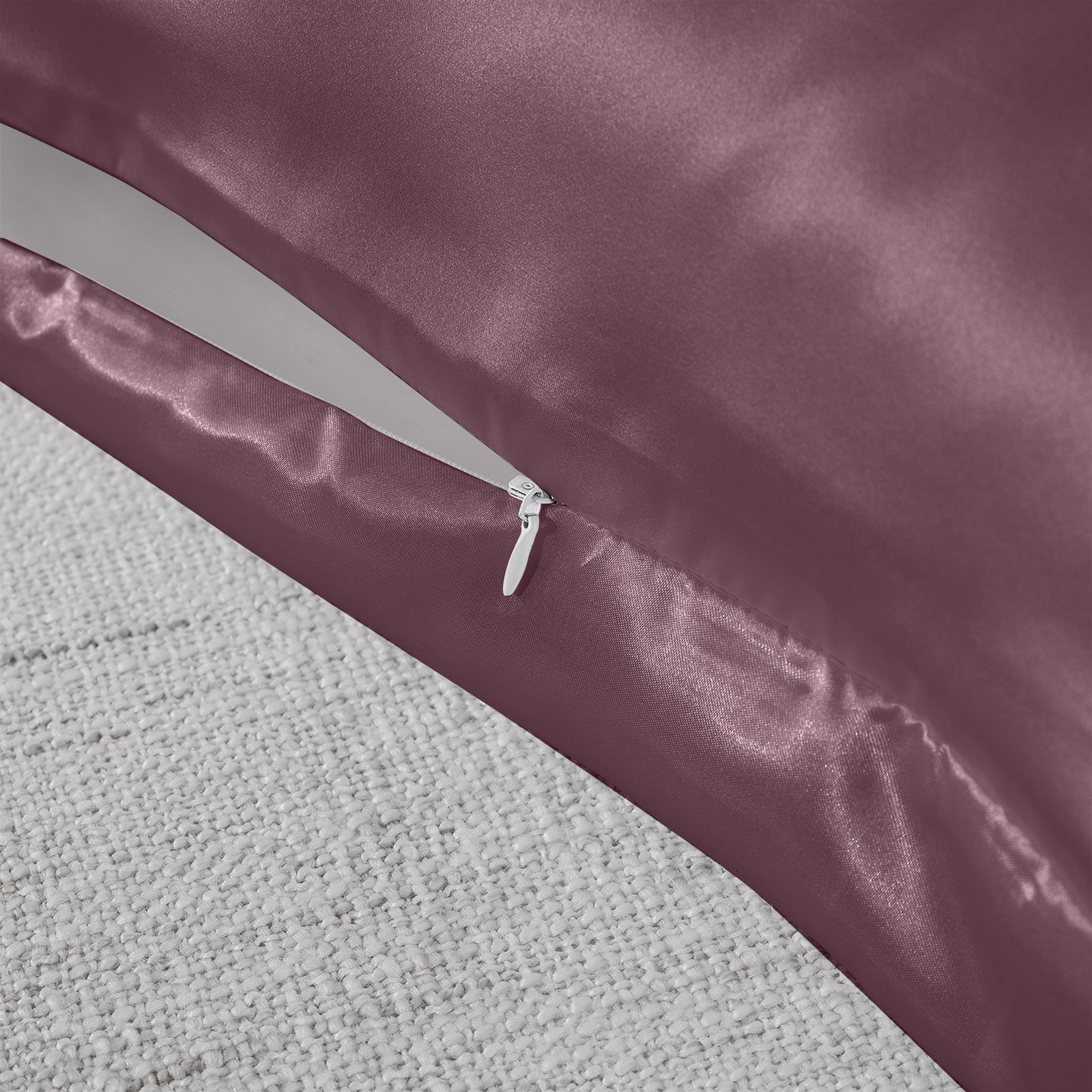 Royal Comfort Pure Silk Pillow Case made from 100% Mulberry Silk, showcasing its luxurious sheen and soft texture.