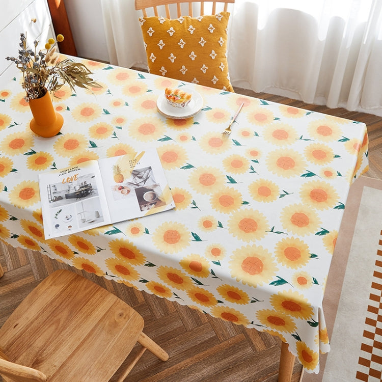 Rural Farm PVC Paper Waterproof Oil Wash Desktop Table Cloth in various colors and sizes, showcasing its soft texture and waterproof features.