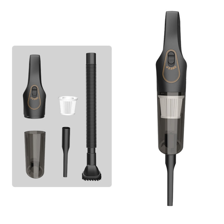 S9A 120W Handheld Wireless Vacuum Cleaner with ergonomic design and multiple nozzles for home and car cleaning.