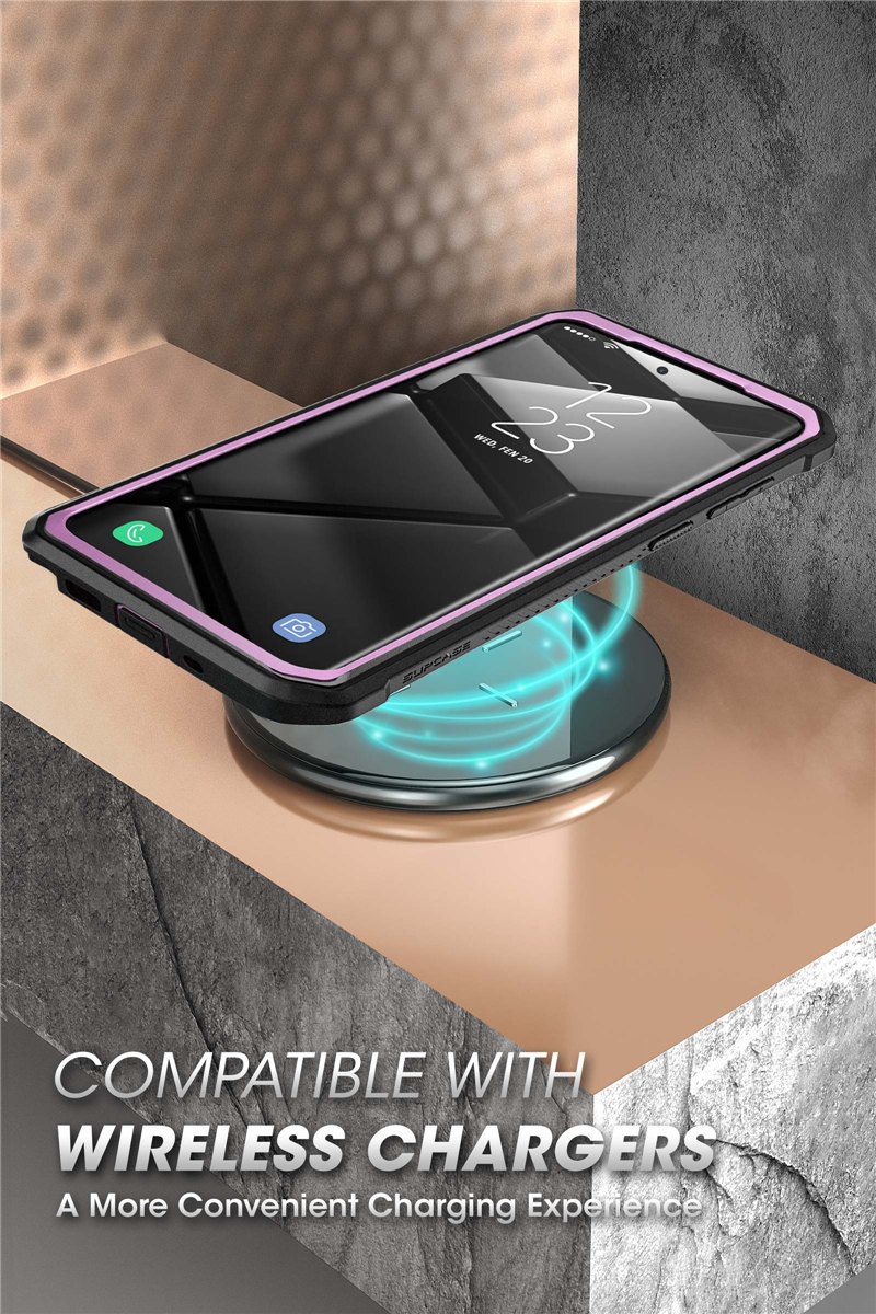 Samsung Galaxy Note 20 Ultra UB Pro Full-Body Rugged Case in various colors with kickstand feature.