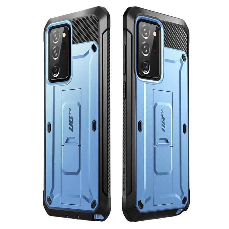 Samsung Galaxy Note 20 Ultra UB Pro Full-Body Rugged Case in various colors with kickstand feature.