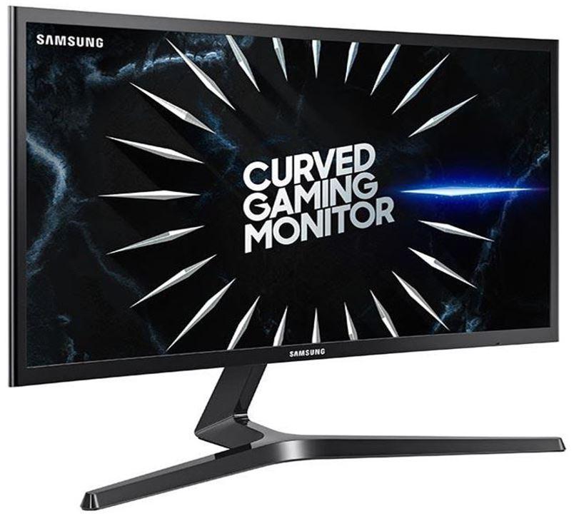 SAMSUNG JG54 32'' Curved FreeSync Gaming Monitor showcasing its sleek design and immersive curved display.