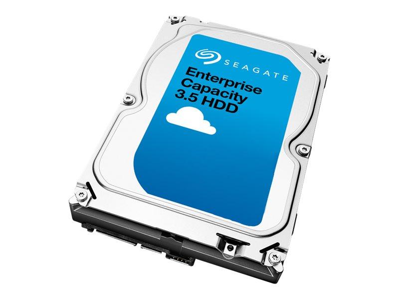 SEAGATE 4TB 3.5' SATA EXOS Enterprise HDD, showcasing its robust design and SATA interface.