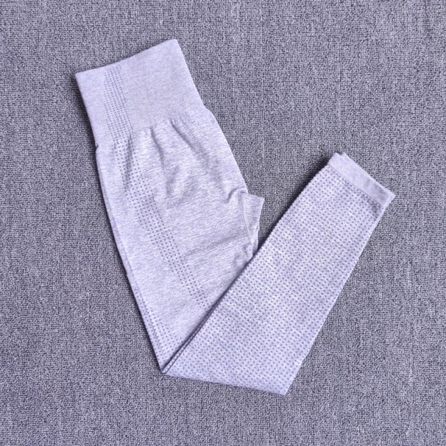 Seamless Women Energy Leggings in various colors, showcasing high waist design and stretchy fabric, ideal for fitness and yoga.