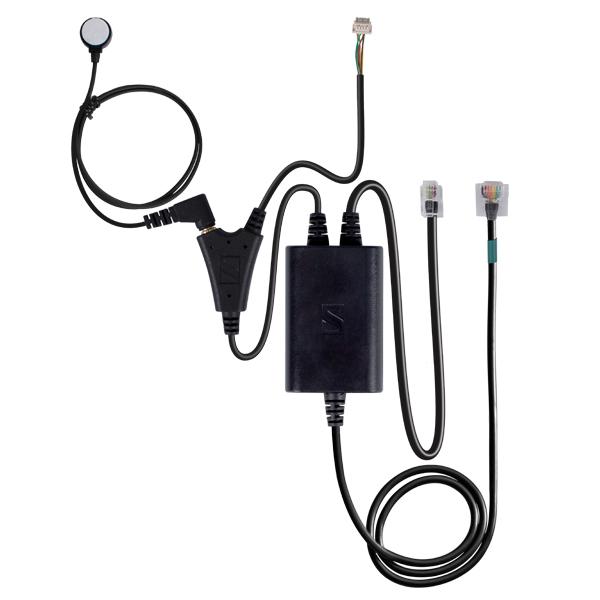 SENNHEISER EHS adapter cable CEHS-NEC 02 for NEC DT3xx and DT4xx phones, featuring a sleek design for seamless headset integration.