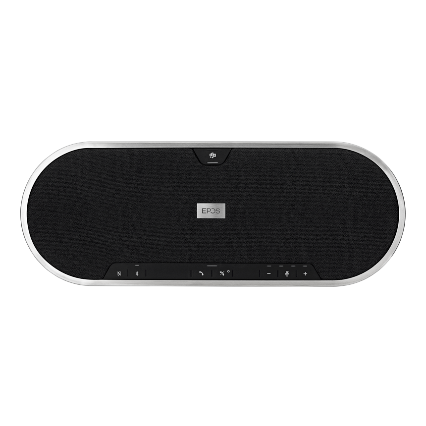 Sennheiser EXPAND 80T Bluetooth Speakerphone with sleek design, ideal for conference calls and meetings.