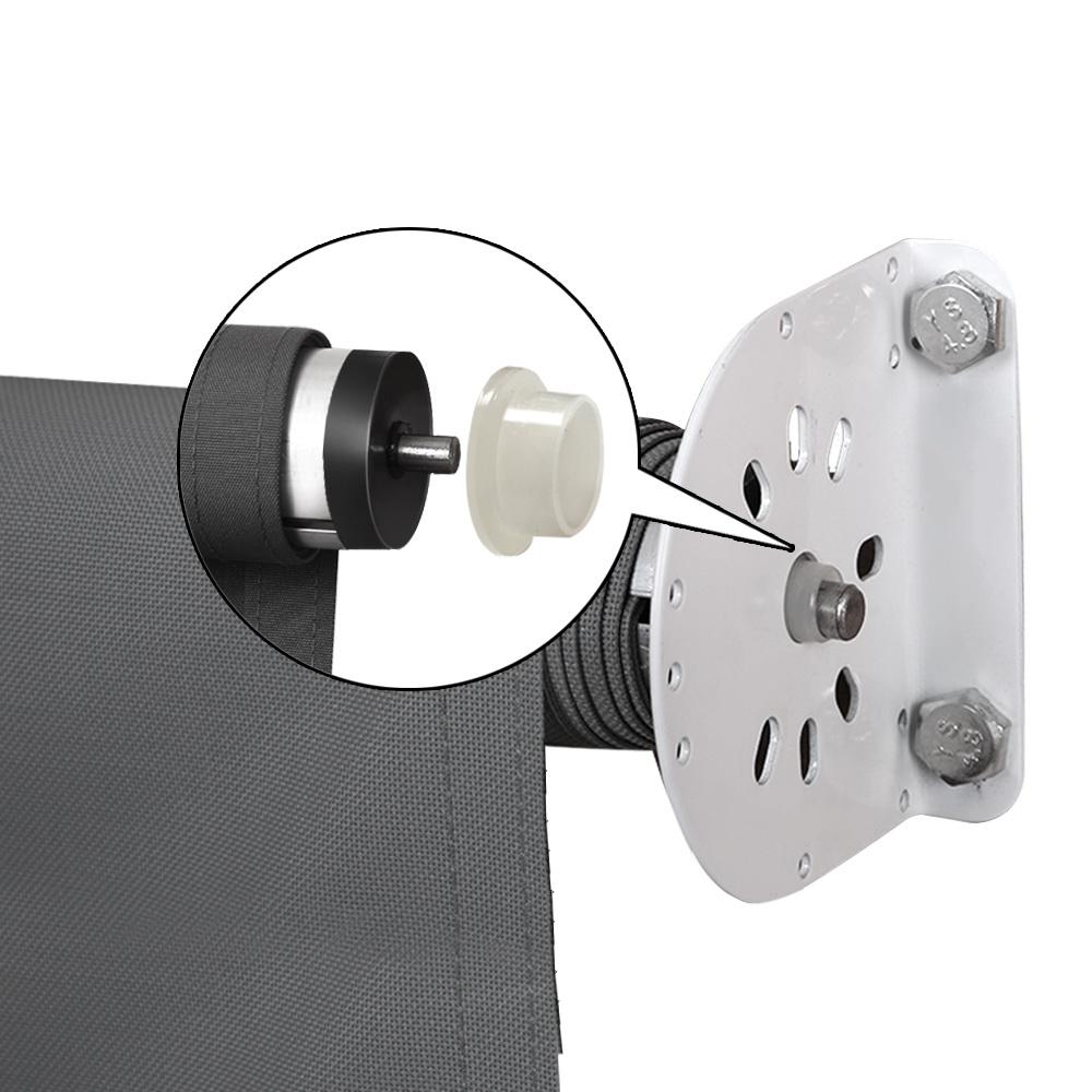 Set of 2 Instahut Outdoor Blinds featuring a sturdy aluminium frame and breathable polyester fabric, ideal for patios and gardens.