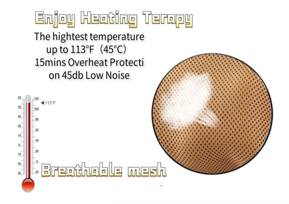 Shiatsu Back Neck and Shoulder Massager with Heat, featuring deep tissue kneading nodes and adjustable straps for personalized comfort.