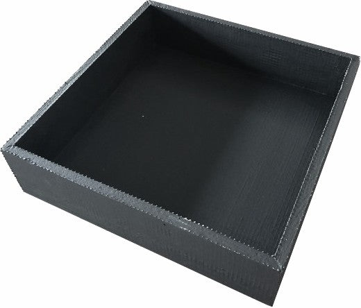 Empty black square box.