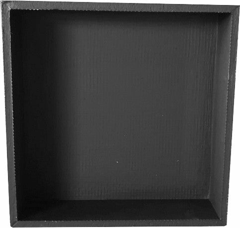 Black square shadow box frame