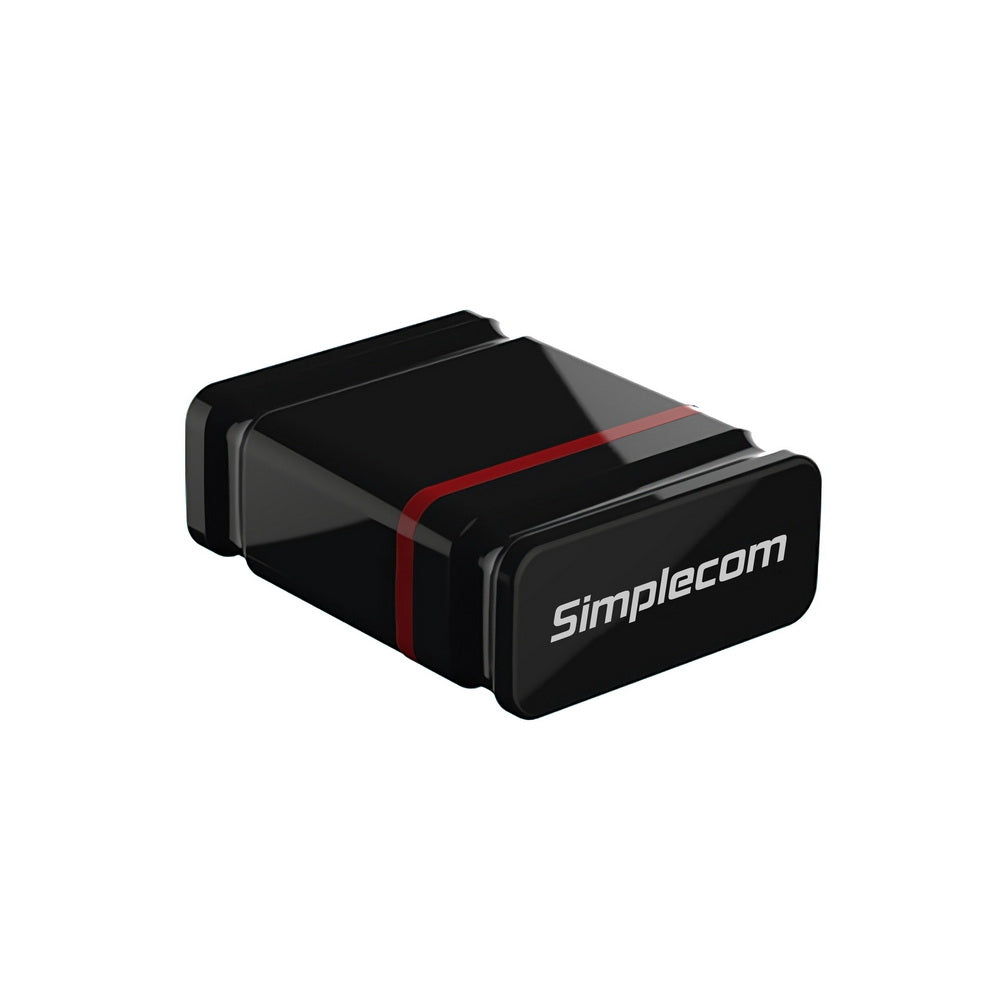 Simplecom NW102 N150 Nano USB WiFi Wireless Adapter, ultra-compact design, ideal for tight USB spaces.