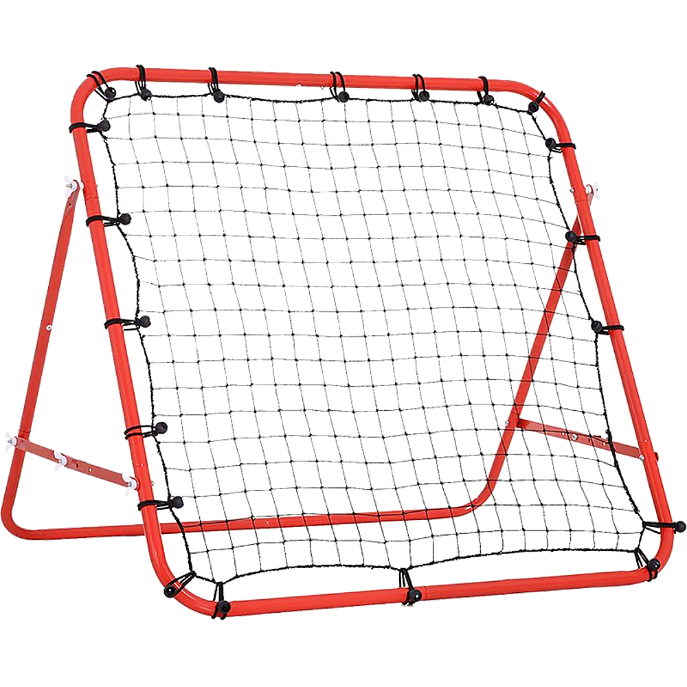 Soccer Rebound Net Sports Trainer with adjustable angles and heavy-duty construction, perfect for practicing soccer skills.