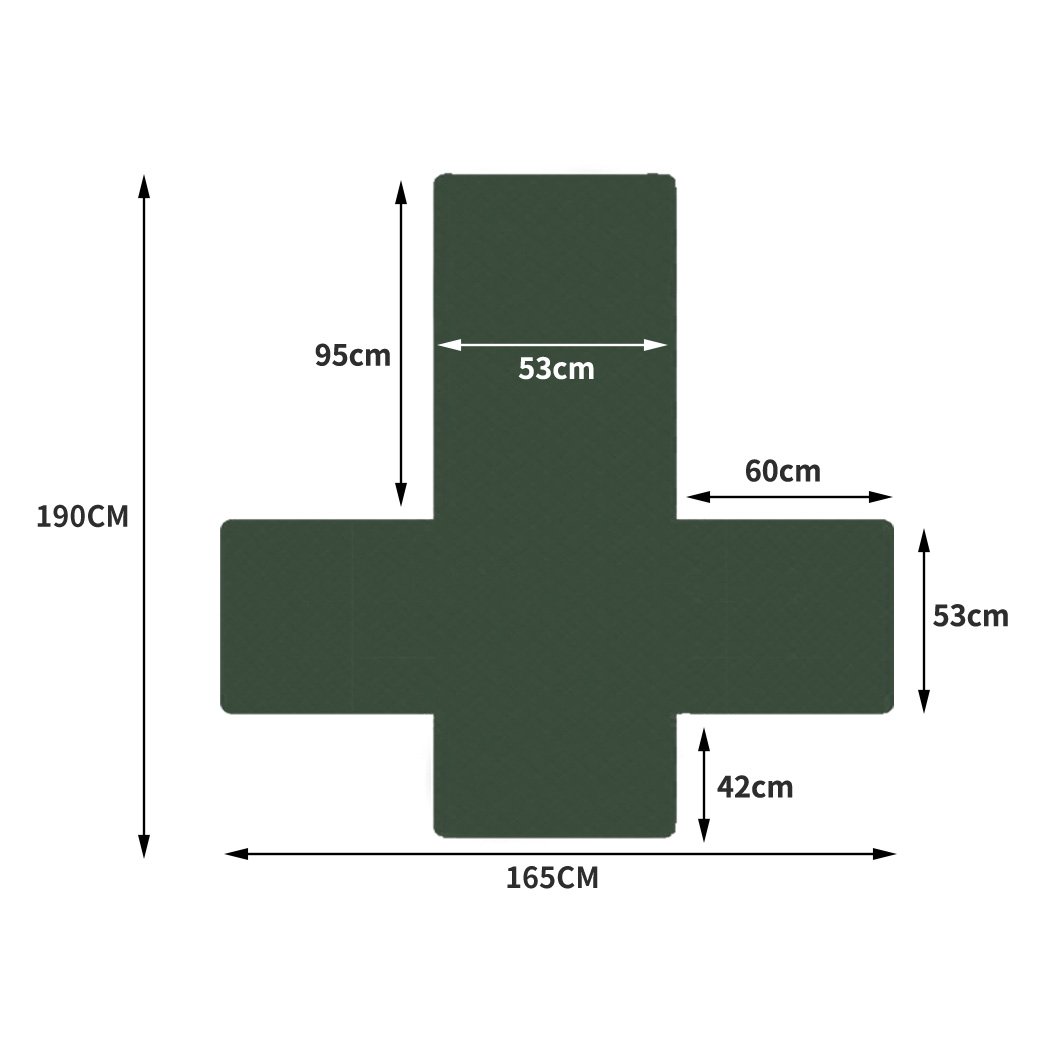 Waterproof quilted sofa cover in coffee color, designed for protection and style, featuring delicate edges and anti-slip backing.