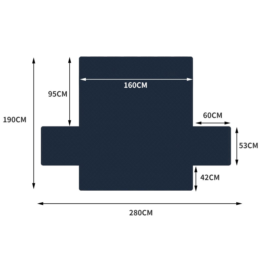 Teal quilted sofa cover protector, showcasing elegant design and waterproof features, perfect for home use.