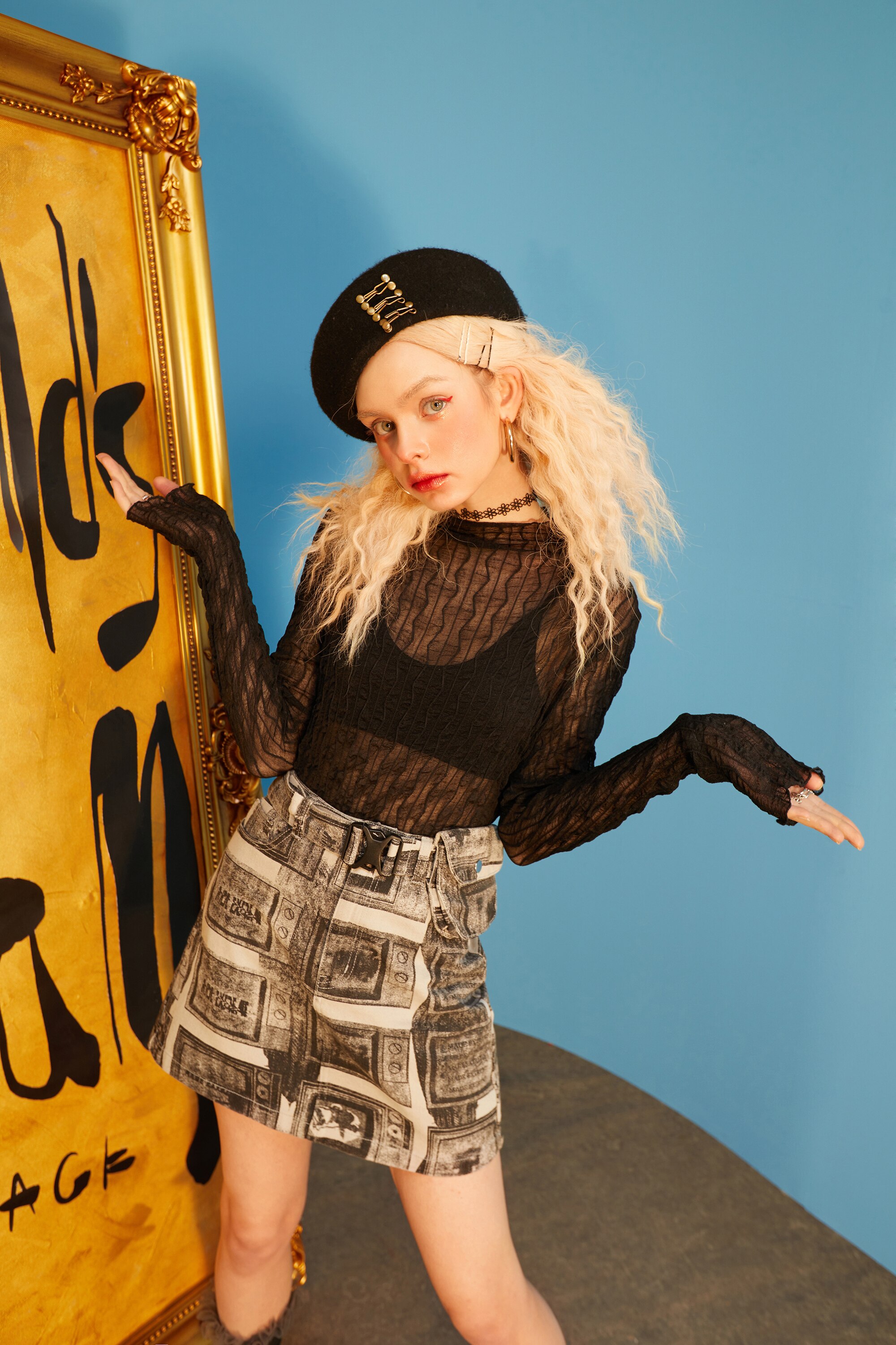 A stylish Solid Pure Contrast Lace Casual Chiffon Blouse for women, featuring full sleeves and an O-neck collar, available in black, green, purple, and white.