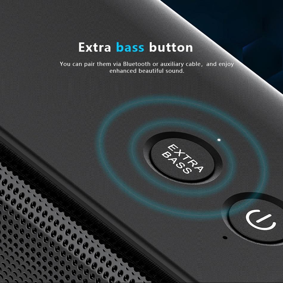 SoundBox Pro TWS Wireless Bluetooth Speaker with LED lights and dual 10W drivers, showcasing its sleek design and portability.