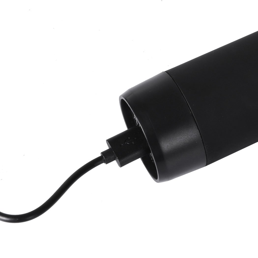 Spector Heated Massage Gun with multiple massage heads and sleek design, ideal for deep tissue muscle relief.