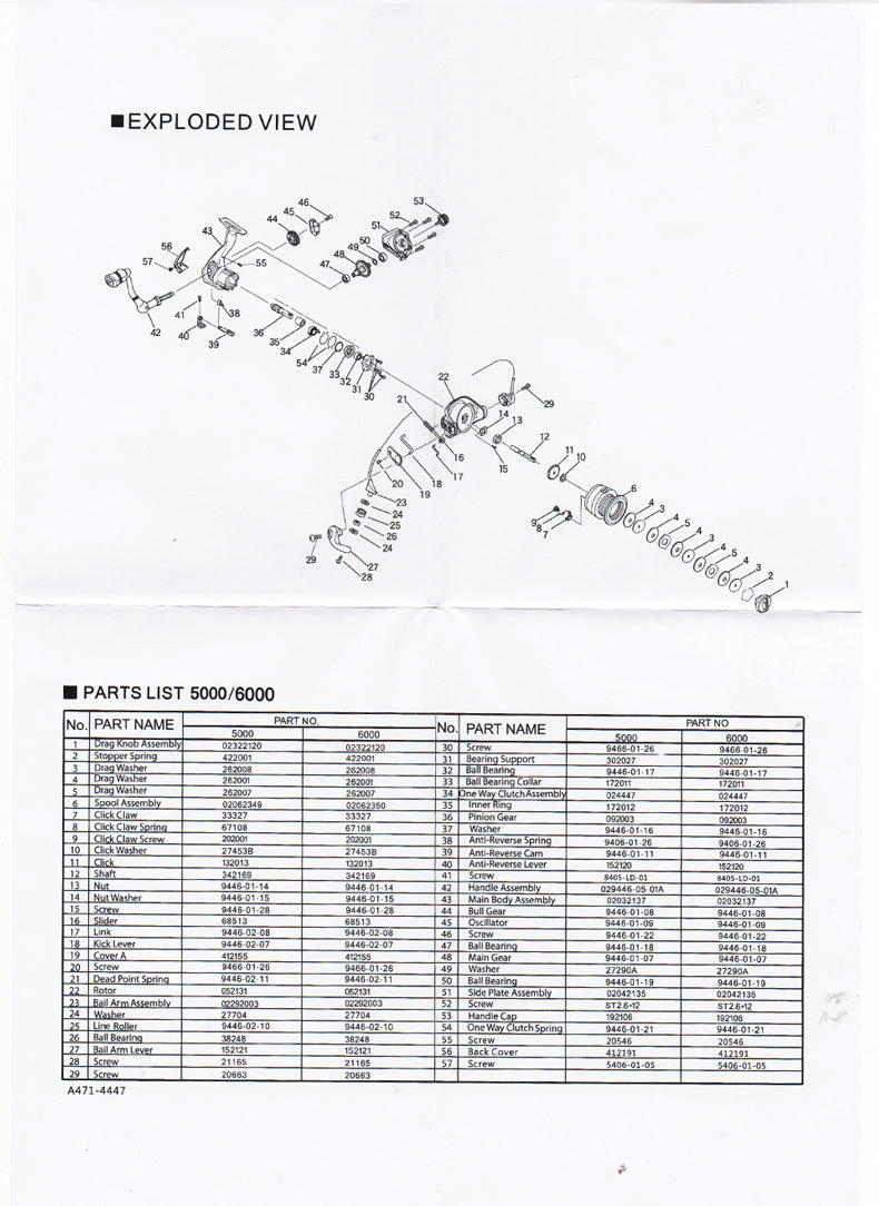 Spinning Fishing Reel 1000-8000 with 6+1BB ball bearings and CNC spool, showcasing its sleek design and robust features.