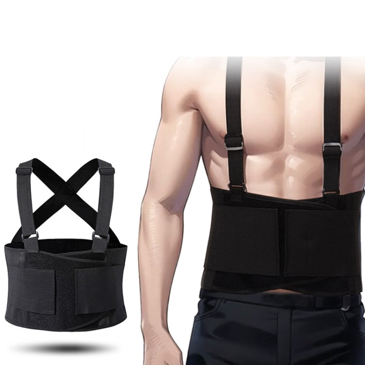 Sports Back Support Belt designed for waist pain protection with adjustable straps and aluminum plate support for stability during sports activities.