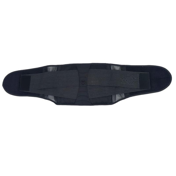 Sports Back Support Belt designed for waist pain protection with adjustable straps and aluminum plate support for stability during sports activities.