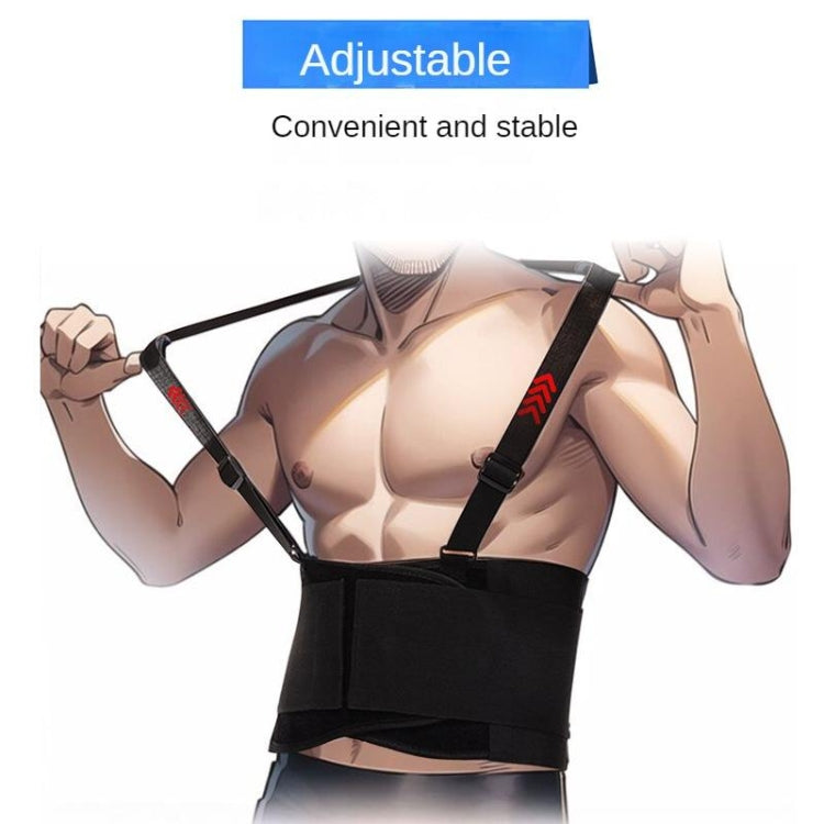 Sports Back Support Belt designed for waist pain protection with adjustable straps and aluminum plate support for stability during sports activities.