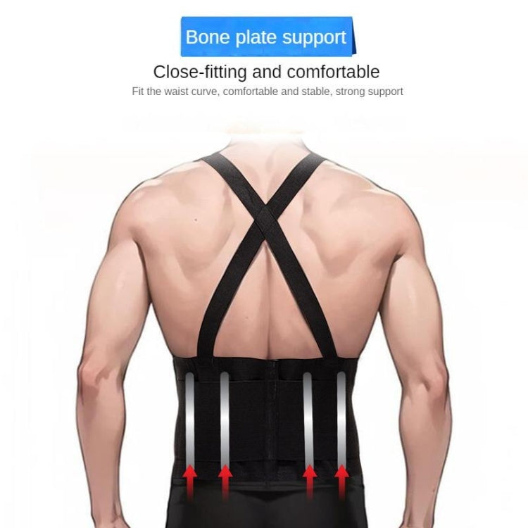 Sports Back Support Belt designed for waist pain protection with adjustable straps and aluminum plate support for stability during sports activities.