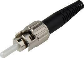 ST Singlemode 2.0mm Epoxy Connector showcasing its durable design and compatibility with fiber optic cables.