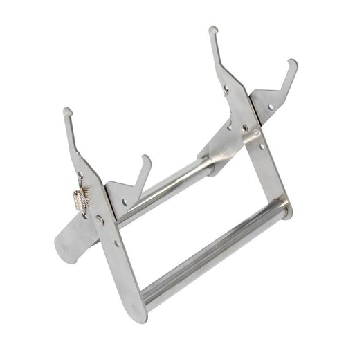 Stainless Steel Beehive Frame Grip Holder designed for secure and safe honey extraction, featuring a durable stainless steel construction.
