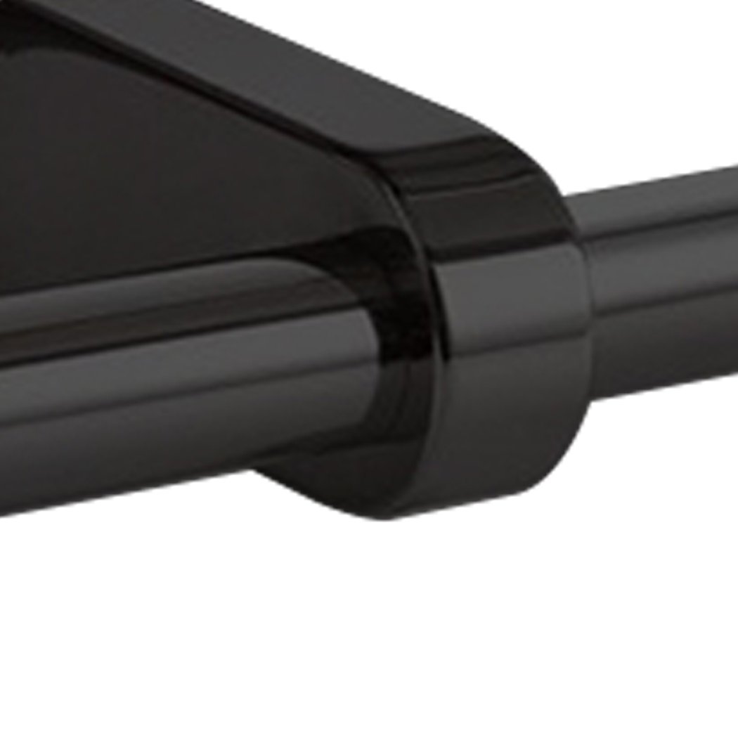 Stainless Steel Paper Roll Holder with a sleek mirror finish, mounted on a wall, showcasing its modern design and functionality.