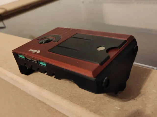 Steam Deck POWERpACK slim LIPO Printed Parts kit showcasing printed components for extended gaming playtime.