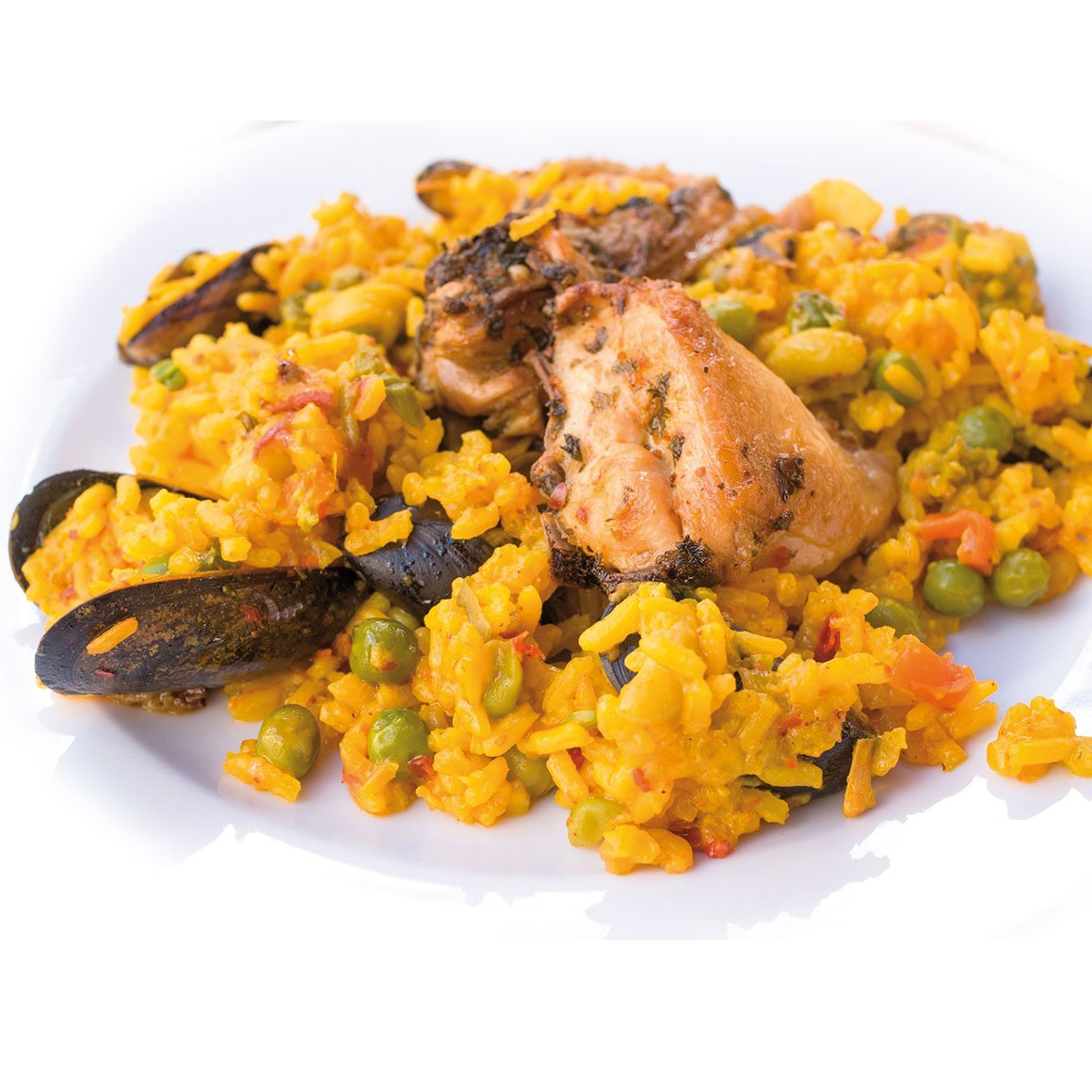 Stonewell 26cm Paella Pan with non-stick stone coating, perfect for healthy cooking.