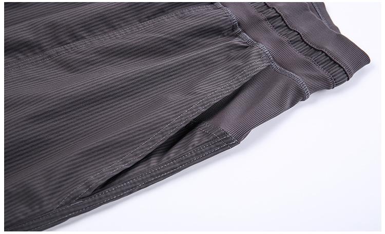 Women wearing STRIPE Mid Waist Drawstring Sport Gym Joggers, showcasing a stylish and comfortable fit for workouts.